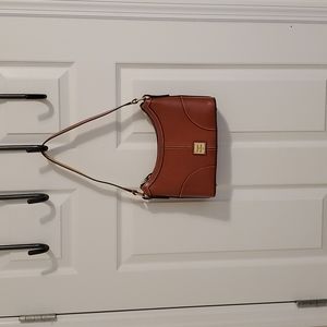 Brown Leather Handbag/Dooney & Bourke
